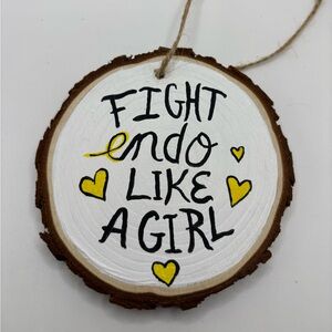 Endometriosis Awareness Ornament